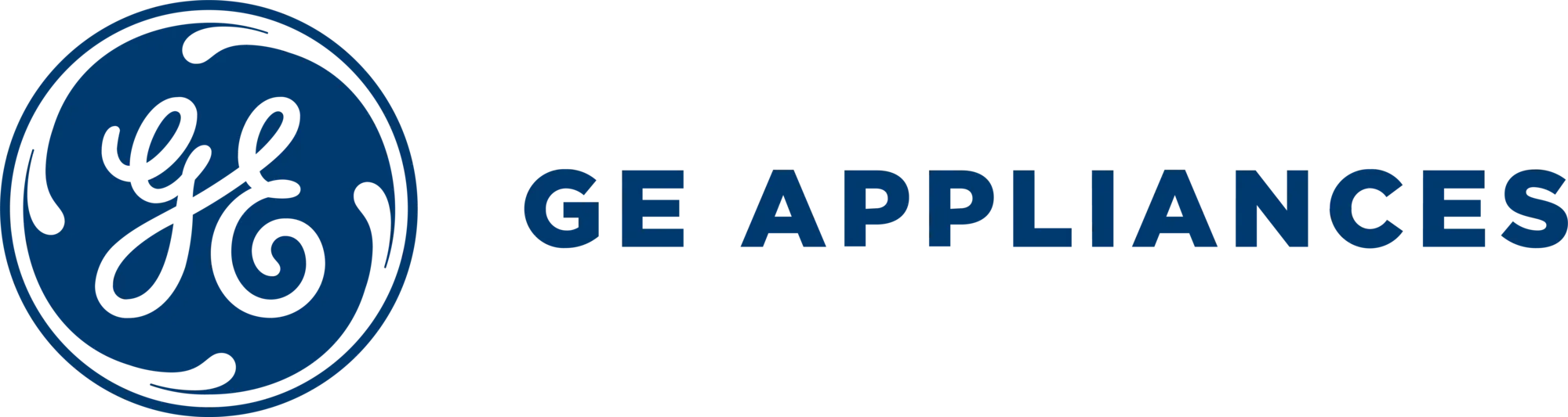 GE Appliances dryer logo representing drying performance and residential laundry systems