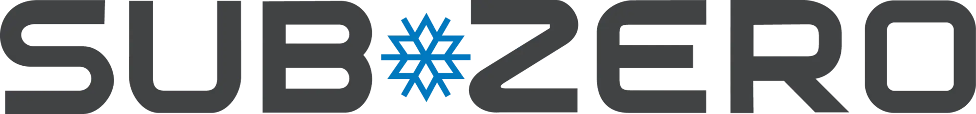 Sub-Zero freezer logo representing premium refrigeration systems and luxury food preservation technology