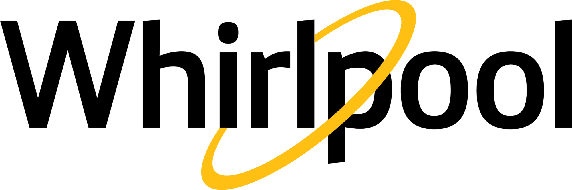 Whirlpool dishwasher logo representing residential dish cleaning systems and kitchen appliance support